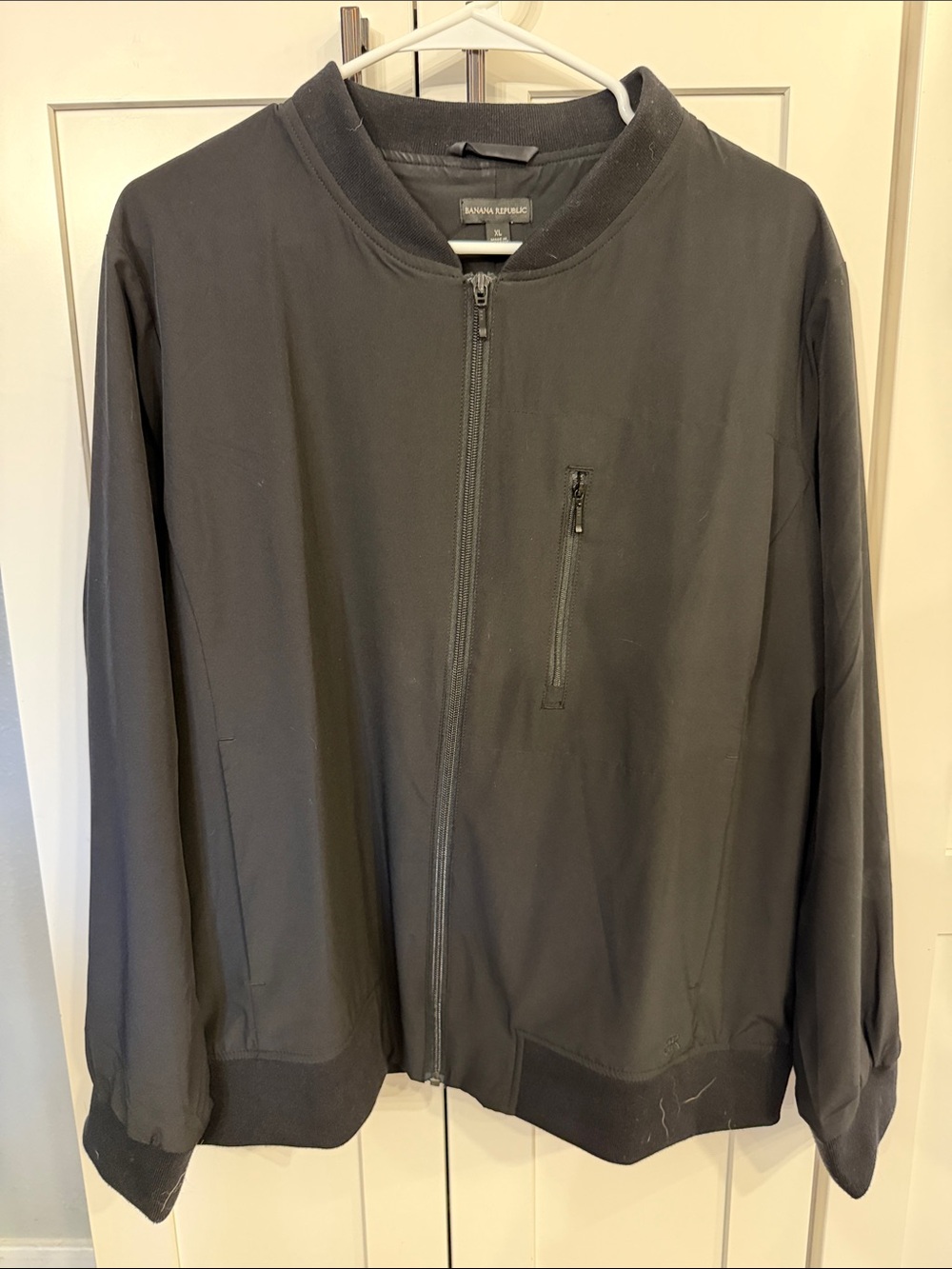 Banana Republic Women’s Charcoal Black Bomber Jacket